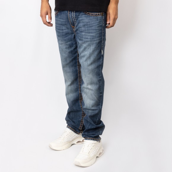 True Religion Mens Blue Ricky Flap Super T Jean #3