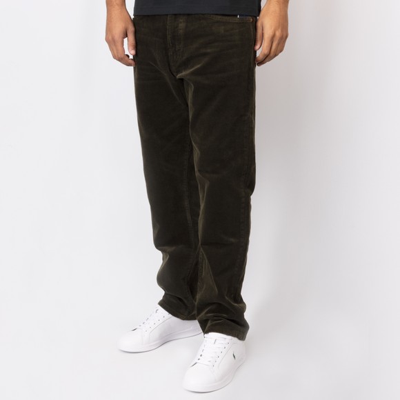 Polo Ralph Lauren Mens Green Hampton Straight Stretch Corduroy Trousers #3