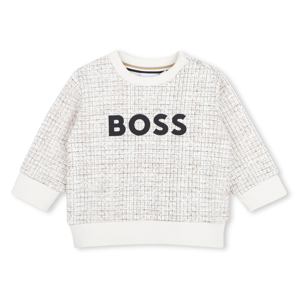 J53496 Check Detail Sweatshirt