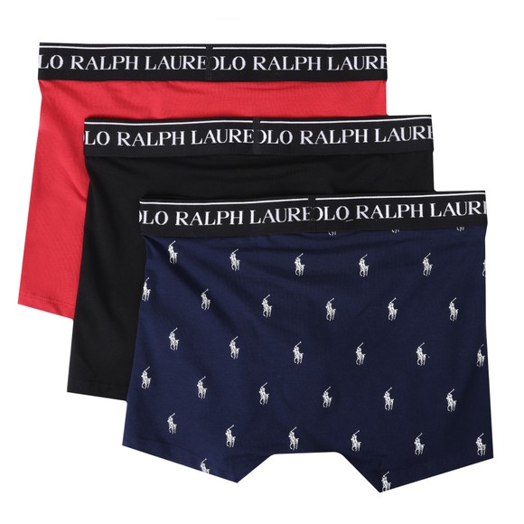 Polo Ralph Lauren Mens Black 3 Pack Pouch Trunks #3