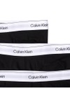 Calvin Klein Mens Black 3 Pack Hip Briefs