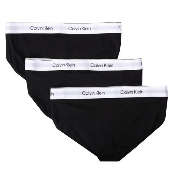 Calvin Klein Mens Black 3 Pack Hip Briefs main image