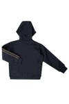 EA7 Emporio Armani Boys Blue Stripe Tape Full Zip Hoody