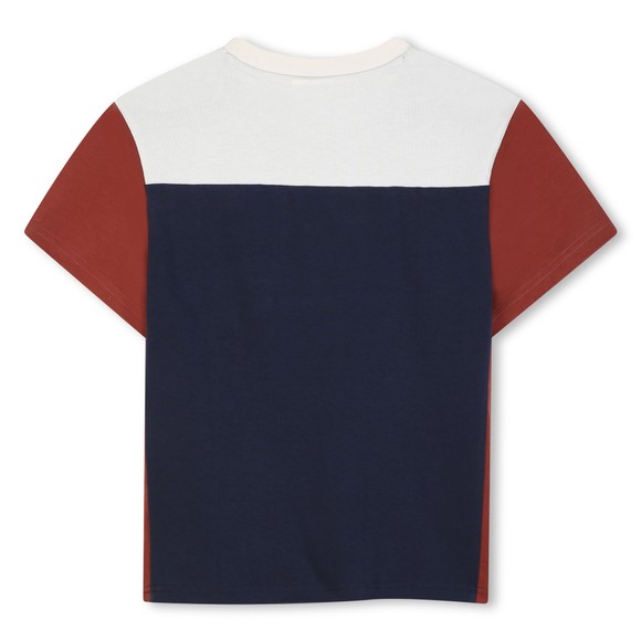 BOSS Boys Blue J53422 Ringer T Shirt #3