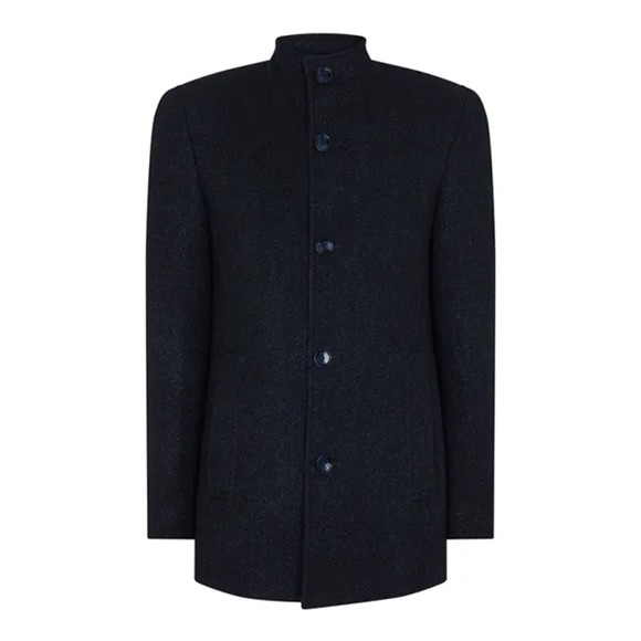 Remus Mens Blue Jonah Overcoat main image