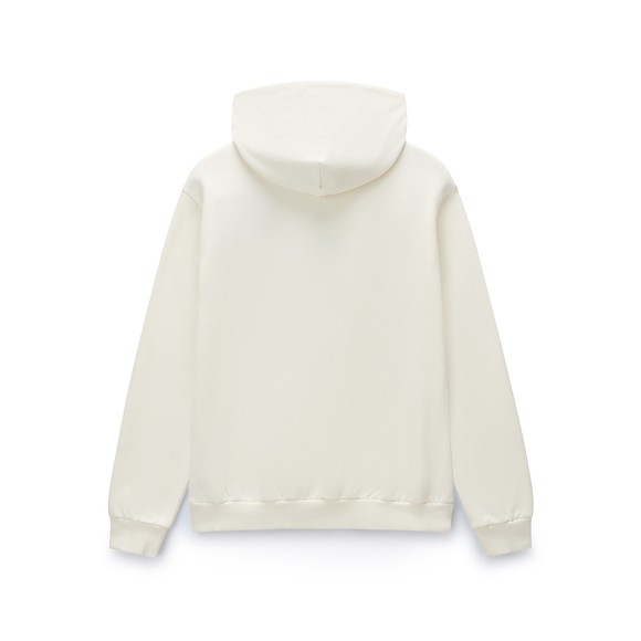 Napapijri Mens White Relaxed Over The Head Hoodie #3