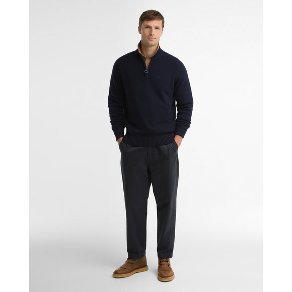 Barbour Lifestyle Mens Blue Newtown Half Zip Jumper #3