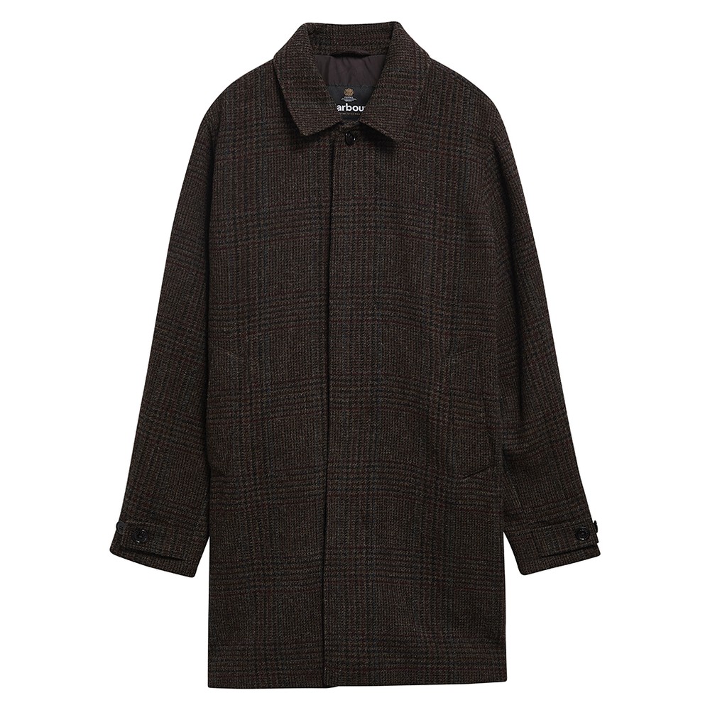 Lorden Check Wool Overcoat