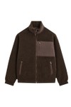Gant Mens Brown Fleece Jacket