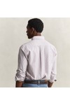 Gant Mens Red Classic Oxford Stripe Shirt