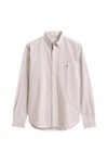 Gant Mens Red Classic Oxford Stripe Shirt