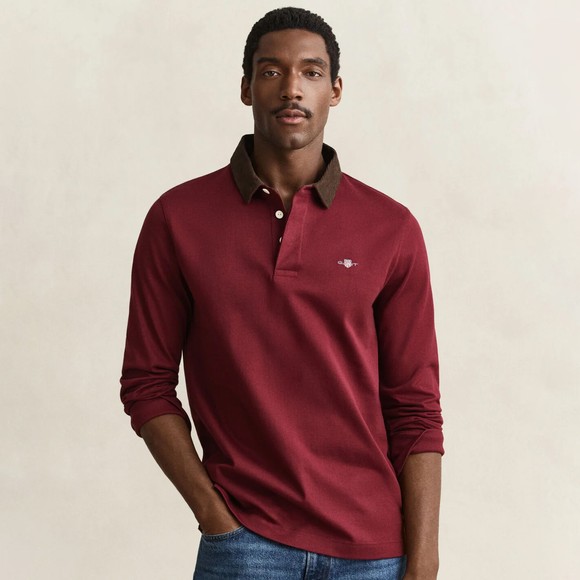 Gant Mens Red Cord Collar Rugger main image