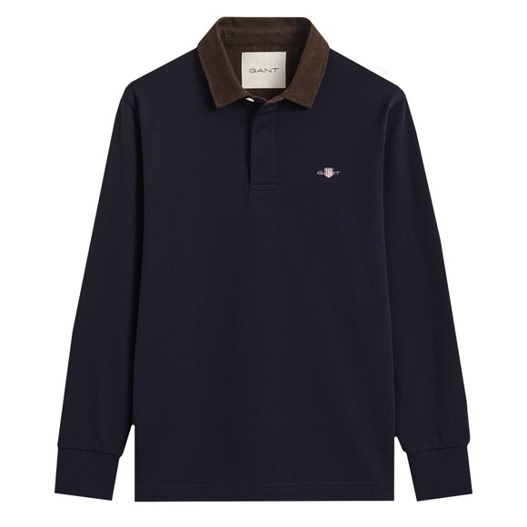 Gant Mens Blue Cord Collar Rugger main image