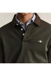 Gant Mens Green Cord Collar Rugger