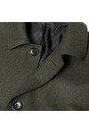 Daniel Grahame Mens Green Bales Overcoat