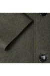 Daniel Grahame Mens Green Bales Overcoat