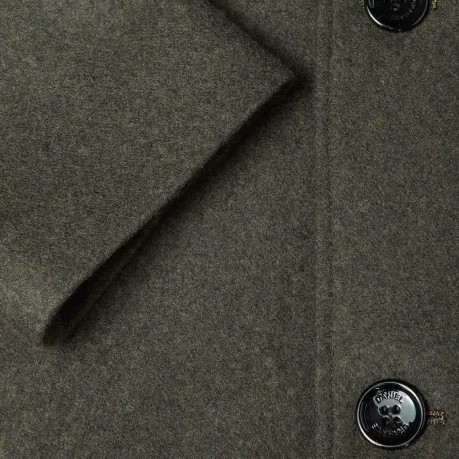 Daniel Grahame Mens Green Bales Overcoat main image