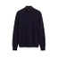 Herringbone Texture Quarter Zip Jumper