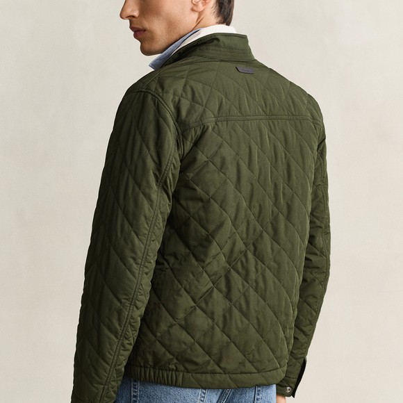 Gant Mens Green Classic Quilted Jacket main image