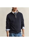 Gant Mens Blue Sacker 1/2 Zip Sweatshirt