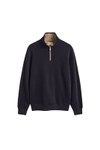 Gant Mens Blue Sacker 1/2 Zip Sweatshirt