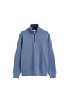 Gant Mens Blue Sacker 1/2 Zip Sweatshirt