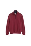 Gant Mens Red Sacker 1/2 Zip Sweatshirt