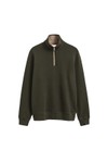 Gant Mens Green Sacker 1/2 Zip Sweatshirt