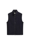 Gant Mens Blue Zipped Fleece Vest