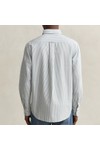 Gant Mens Green Classic Oxford Stripe Shirt