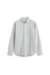 Gant Mens Green Classic Oxford Stripe Shirt