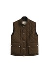 Gant Mens Brown Quilted Gilet