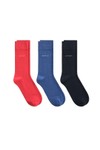 Gant Mens Red Soft Cotton 3 Pack Socks