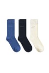 Gant Mens Blue Soft Cotton 3 Pack Socks