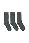 Gant Mens Grey Soft Cotton 3 Pack Socks
