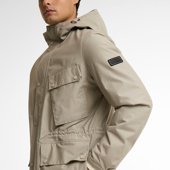 Barbour International Mens Grey Endley Waterproof Jacket #3