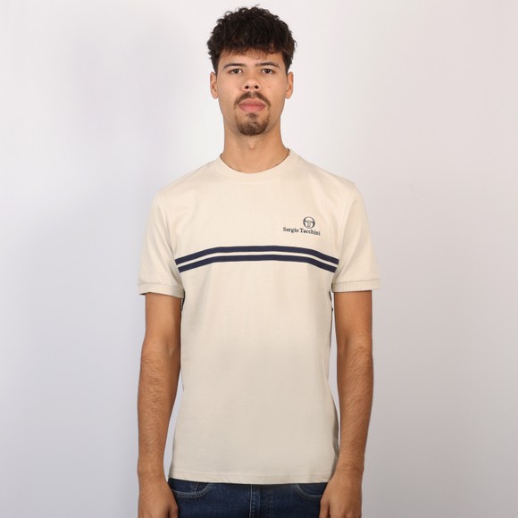 Sergio Tacchini Mens Beige New Supermac T-Shirt main image