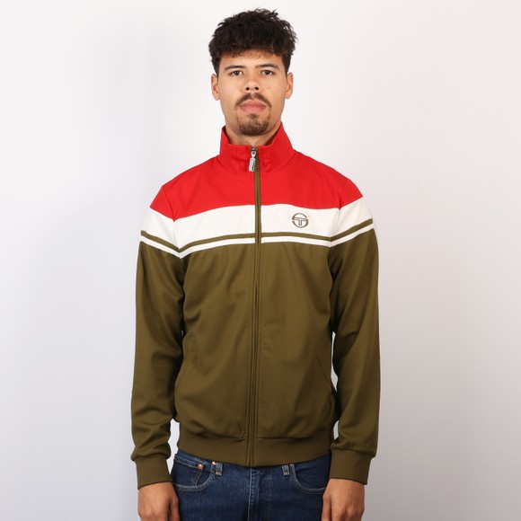 Sergio Tacchini Mens Green Damarindo Track Top main image
