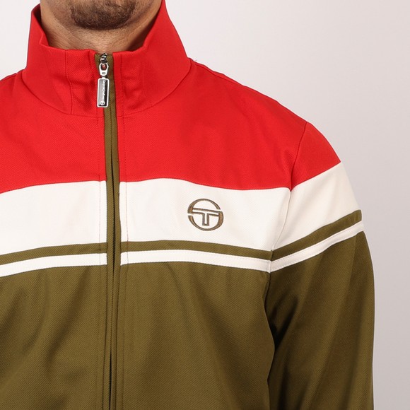 Sergio Tacchini Mens Green Damarindo Track Top main image