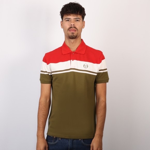 Sergio Tacchini Mens Green New Young Line Polo Shirt main image
