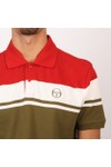 Sergio Tacchini Mens Green New Young Line Polo Shirt