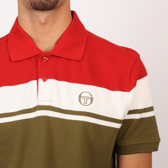 Sergio Tacchini Mens Green New Young Line Polo Shirt main image