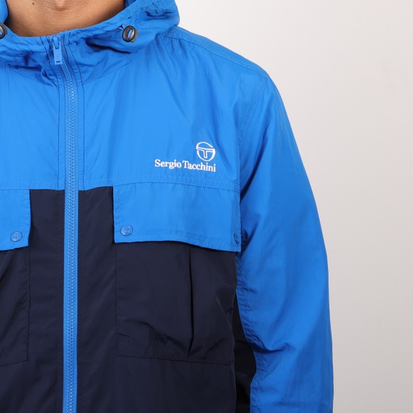 Sergio Tacchini Mens Blue Alba Hooded Jacket main image