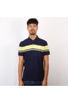Sergio Tacchini Mens Blue New Young Line Polo Shirt