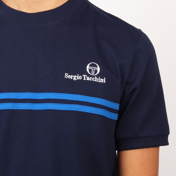 Sergio Tacchini Mens Blue New Supermac T-Shirt main image