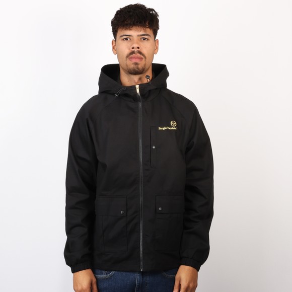Sergio Tacchini Mens Black Mancini Hooded Jacket main image