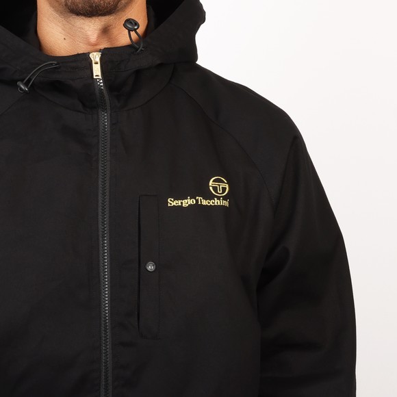 Sergio Tacchini Mens Black Mancini Hooded Jacket main image