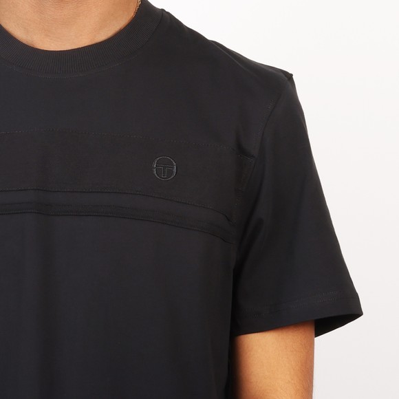 Sergio Tacchini Mens Black Tonal Dama T-Shirt main image