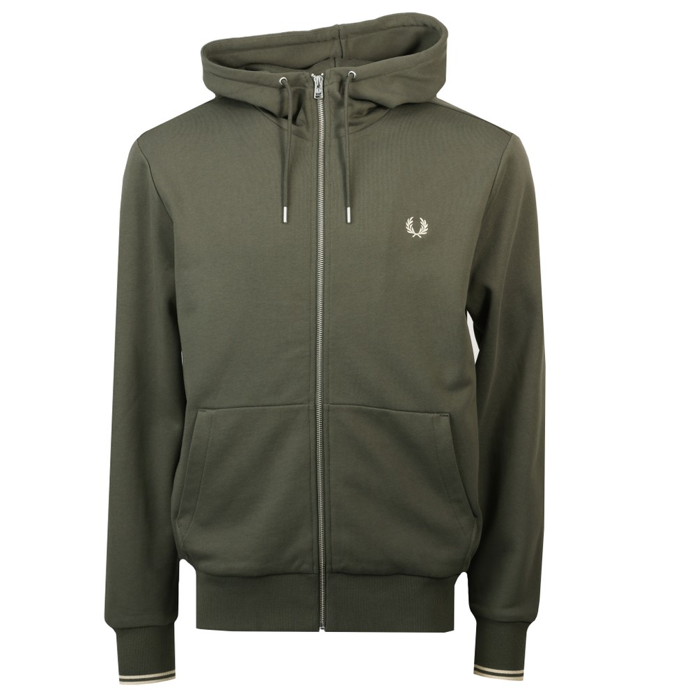 Hooded Zip Through Sweatshirt