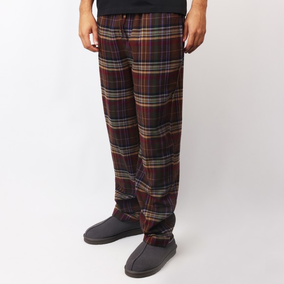 Polo Ralph Lauren Mens Multicoloured Flannel Checked Pyjama Bottoms #3